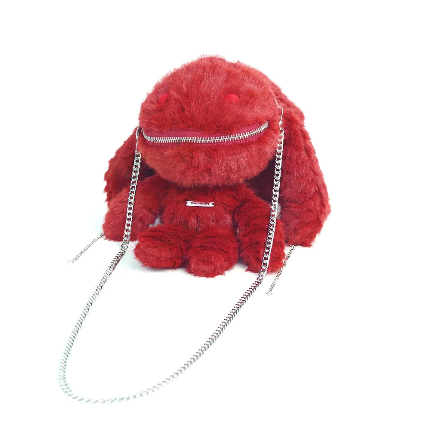 Adventure-Ready Creature Crossbody - plush bag - Playful Plush Creature Crossbody Bag for Adventures