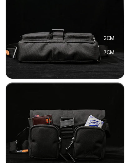 Adventure Ready Crossbody Bag -  techwear bag - Everyday Nylon Crossbody Bag for Adventure