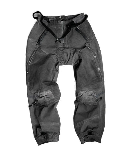 Adventure-Ready Distressed Cargo Pants -  distressed pants - Versatile Distressed Cargo Pants for Every Adventure