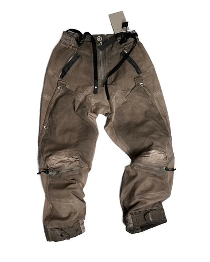 Adventure-Ready Distressed Cargo Pants -  stylish pants - Versatile Distressed Cargo Pants for Every Adventure