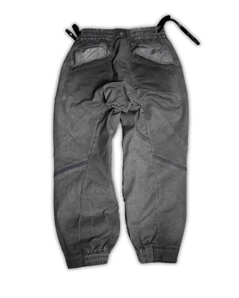Adventure-Ready Distressed Cargo Pants -  techwear - Versatile Distressed Cargo Pants for Every Adventure