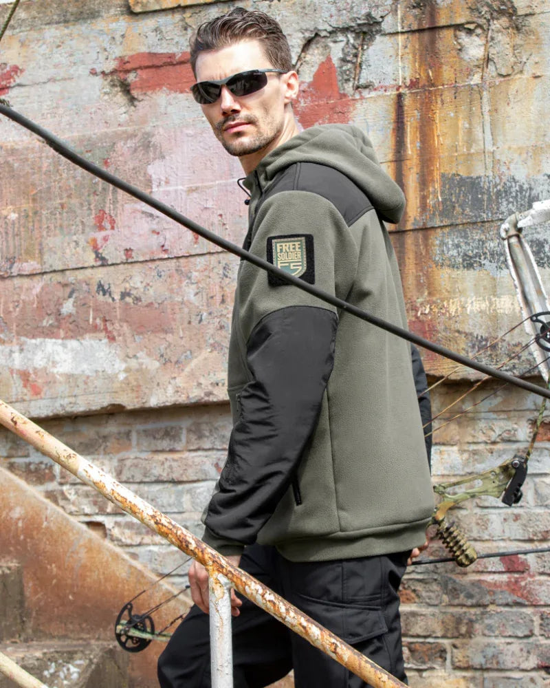Adventure-Ready Fleece Hoodie - outdoor activities hoodie - Adventure-Ready Fleece Hoodie for Outdoor Use