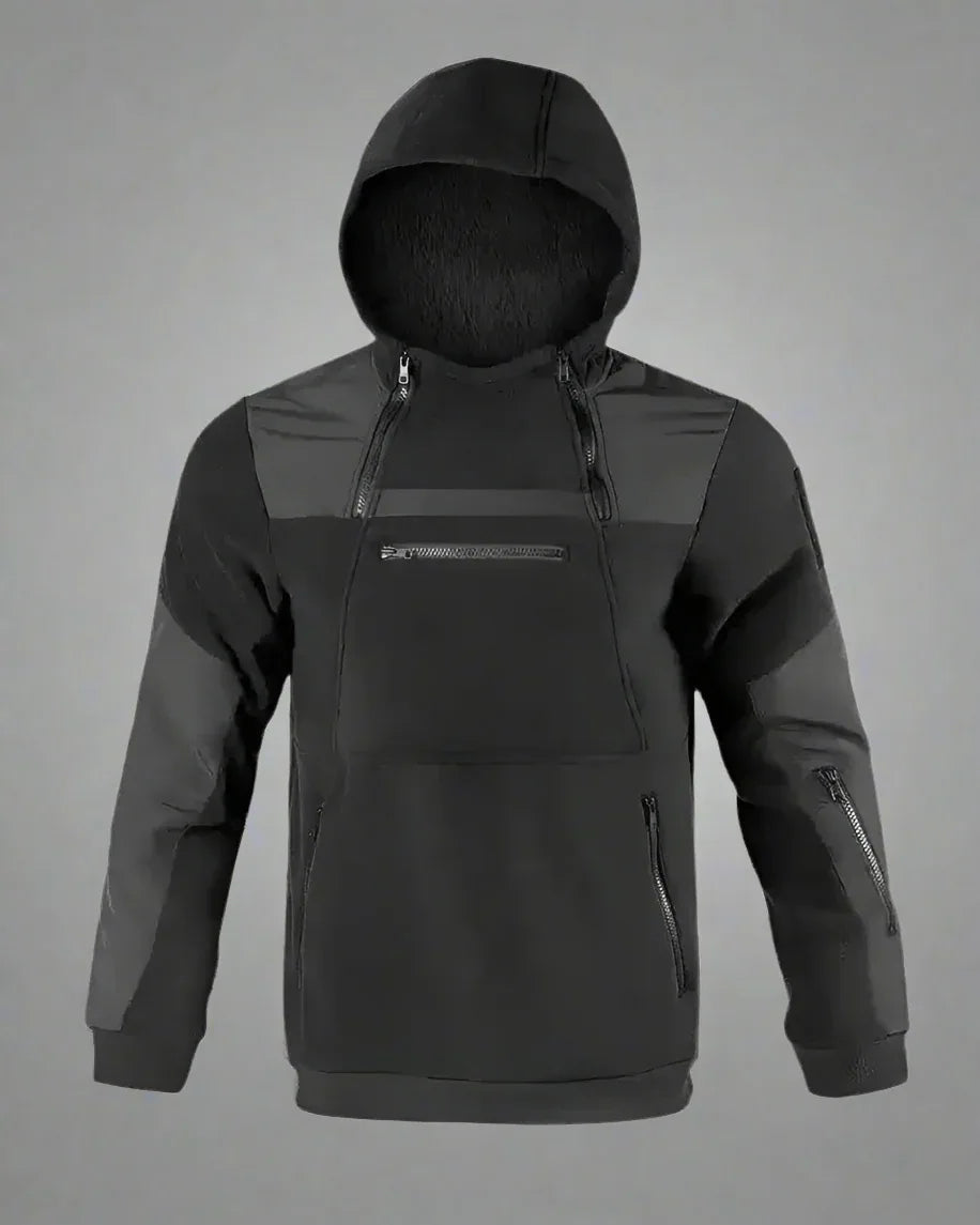Adventure-Ready Fleece Hoodie -  streetwear - Adventure-Ready Fleece Hoodie for Outdoor Use