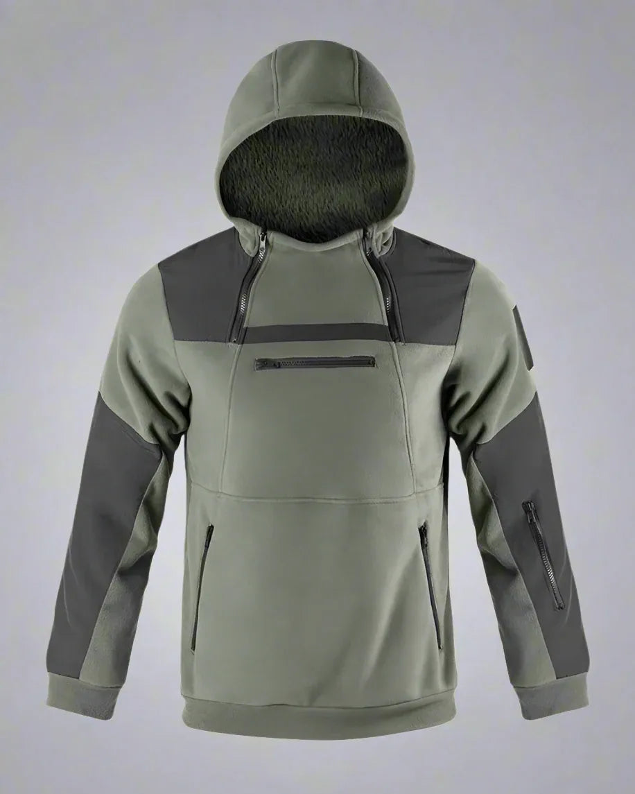 Adventure-Ready Fleece Hoodie -  tactical hoodie - Adventure-Ready Fleece Hoodie for Outdoor Use