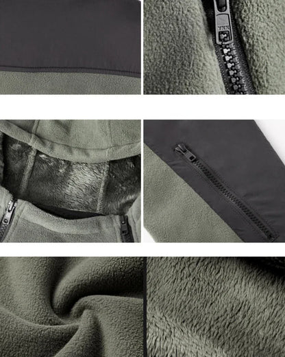 Adventure-Ready Fleece Hoodie -  techwear - Adventure-Ready Fleece Hoodie for Outdoor Use