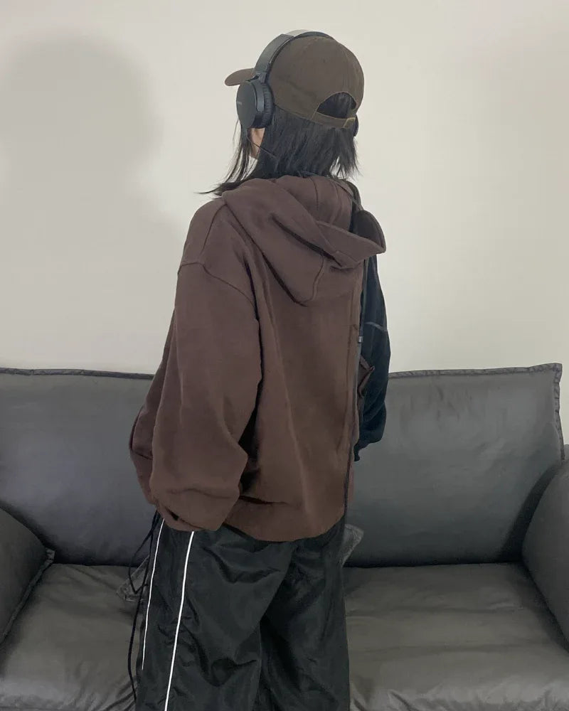 Adventure-Ready Tactical Hoodie -  durable urban hoodie - Tactical Hoodie for Urban Adventures in Brown