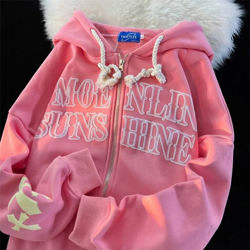 Aesthetic Hoodie - y2k streetwear style - Stylish Aesthetic Hoodie for Everyday Wear