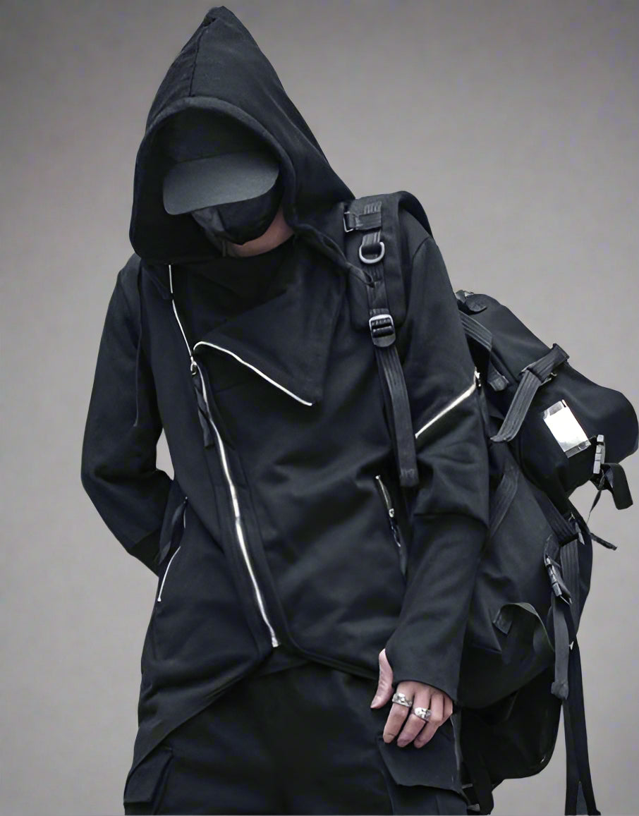 Chic Urban Tech Zip Hoodie