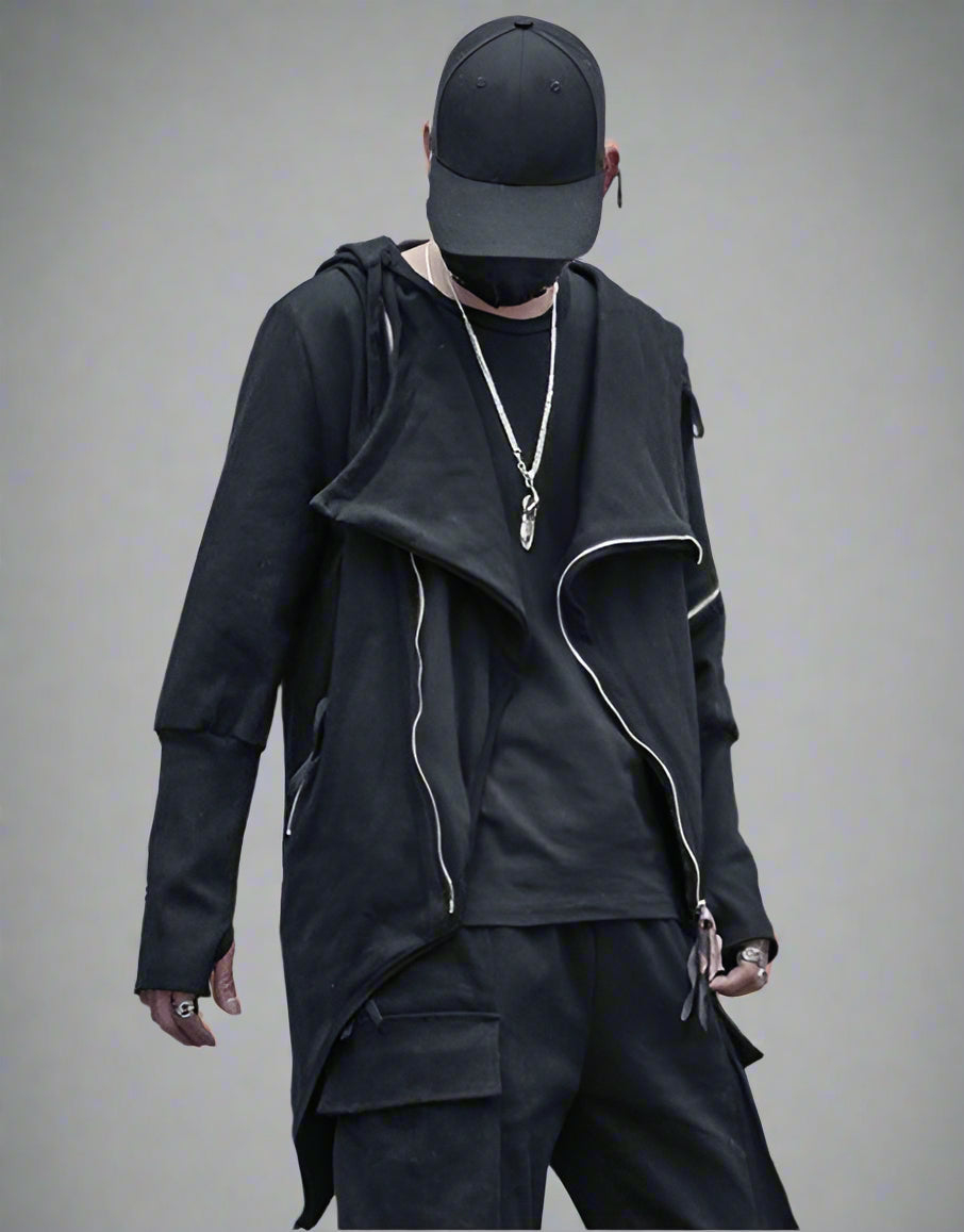 Chic Urban Tech Zip Hoodie