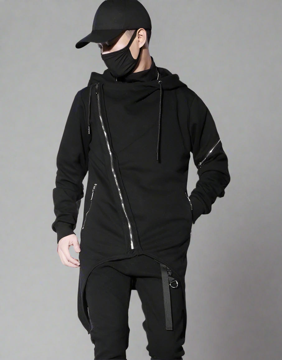 Chic Urban Tech Zip Hoodie