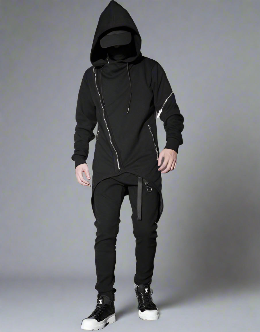 Chic Urban Tech Zip Hoodie