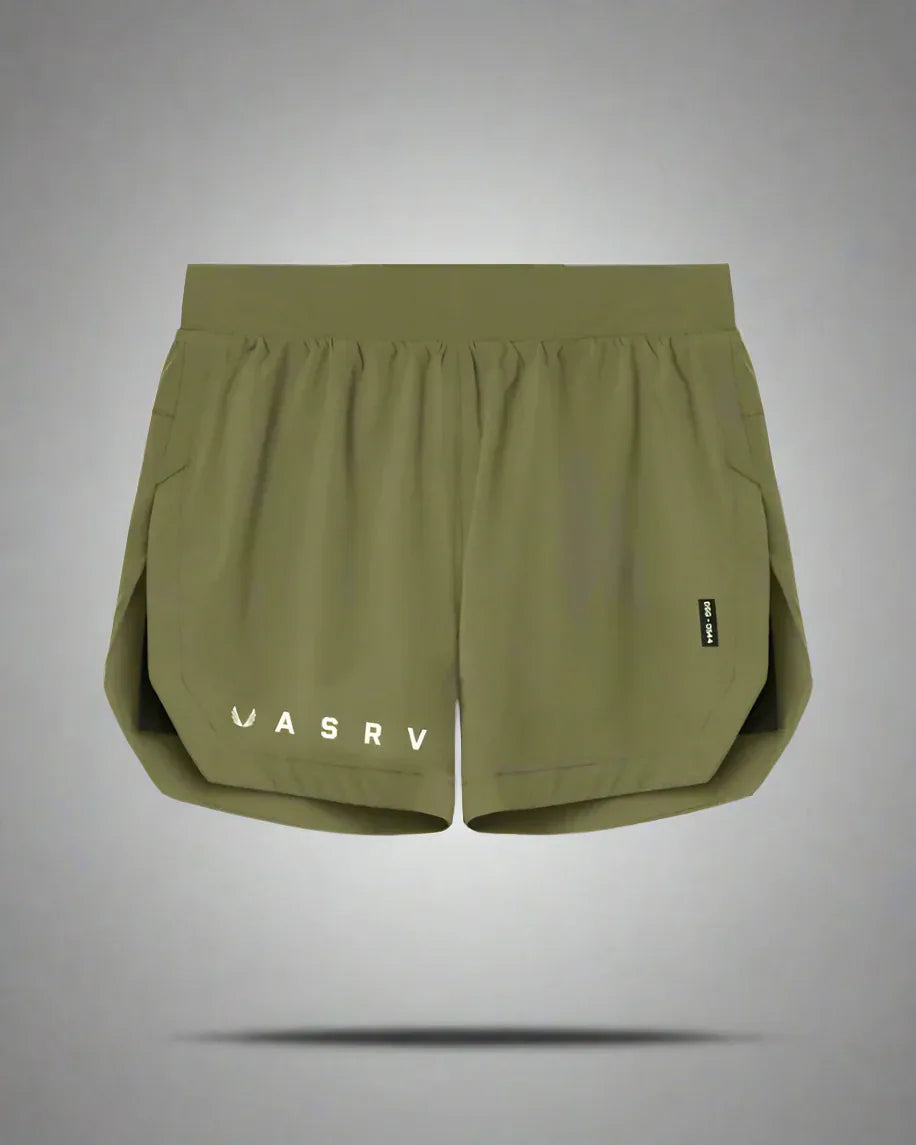 All-Day Comfort Double-Layer Shorts -  fashionable athletic shorts - All-Day Comfort Double-Layer Workout Shorts