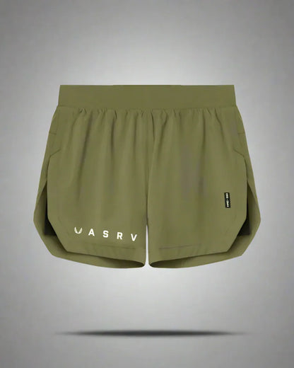 All-Day Comfort Double-Layer Shorts -  fashionable athletic shorts - All-Day Comfort Double-Layer Workout Shorts