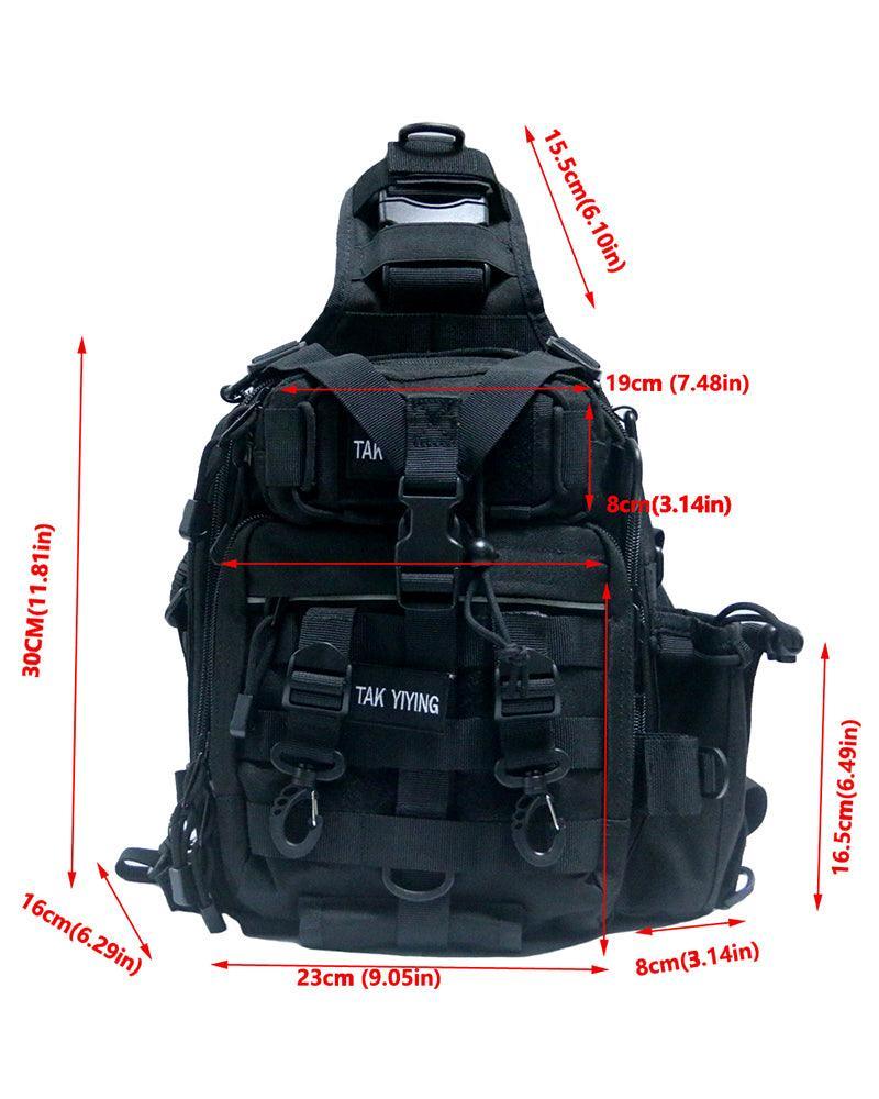 All-in-One Adventure Sling -  techwear - All-in-One Adventure Sling Pack for Outdoor Use