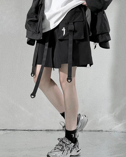 All-in-One Cargo Skirt Shorts -  comfortable shorts - All-in-One Cargo Skirt Shorts for Every Occasion