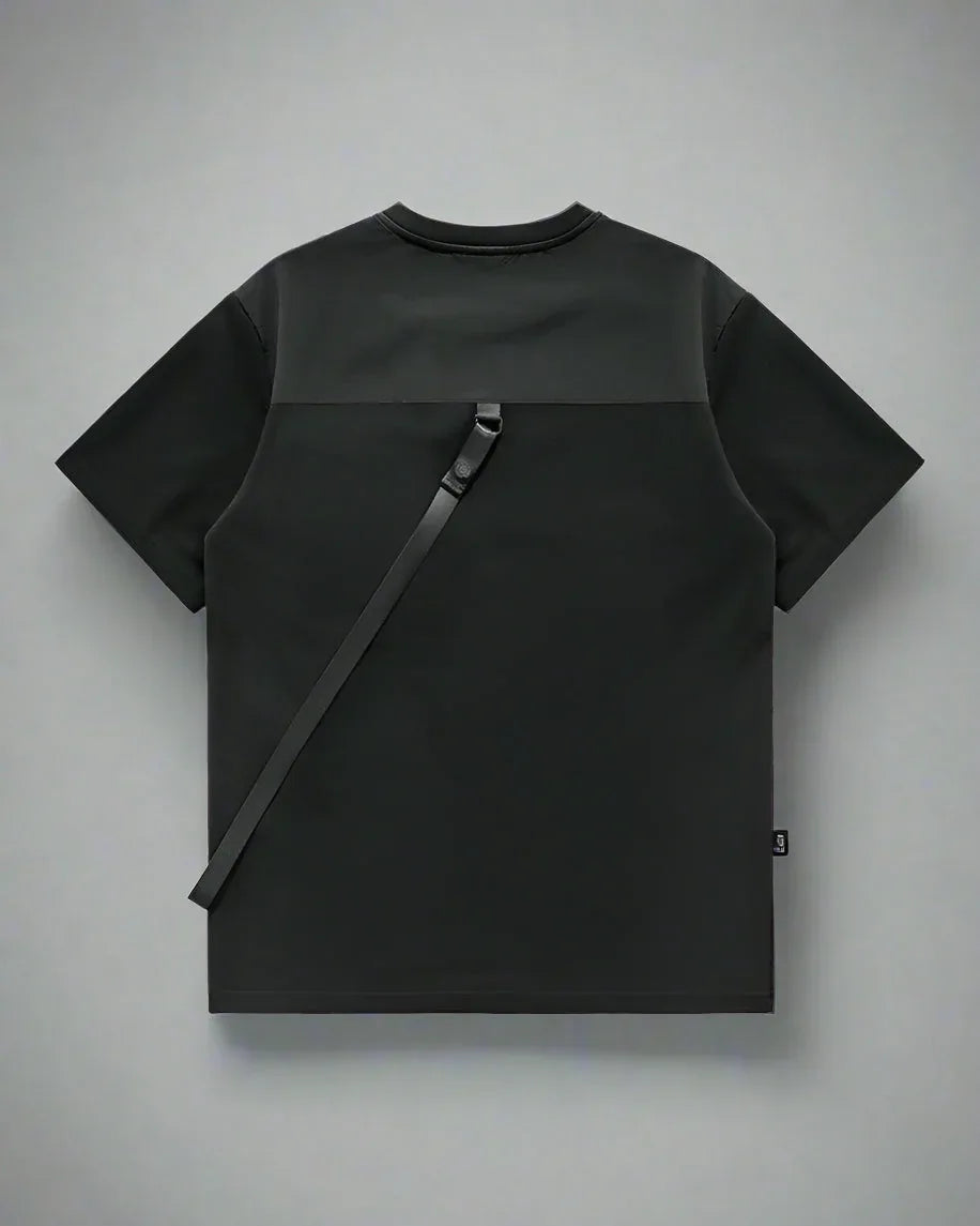 All-in-One Chest Bag Tee -  breathable - Functional Chest Bag T-Shirt for Outdoor Comfort