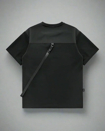 All-in-One Chest Bag Tee -  breathable - Functional Chest Bag T-Shirt for Outdoor Comfort