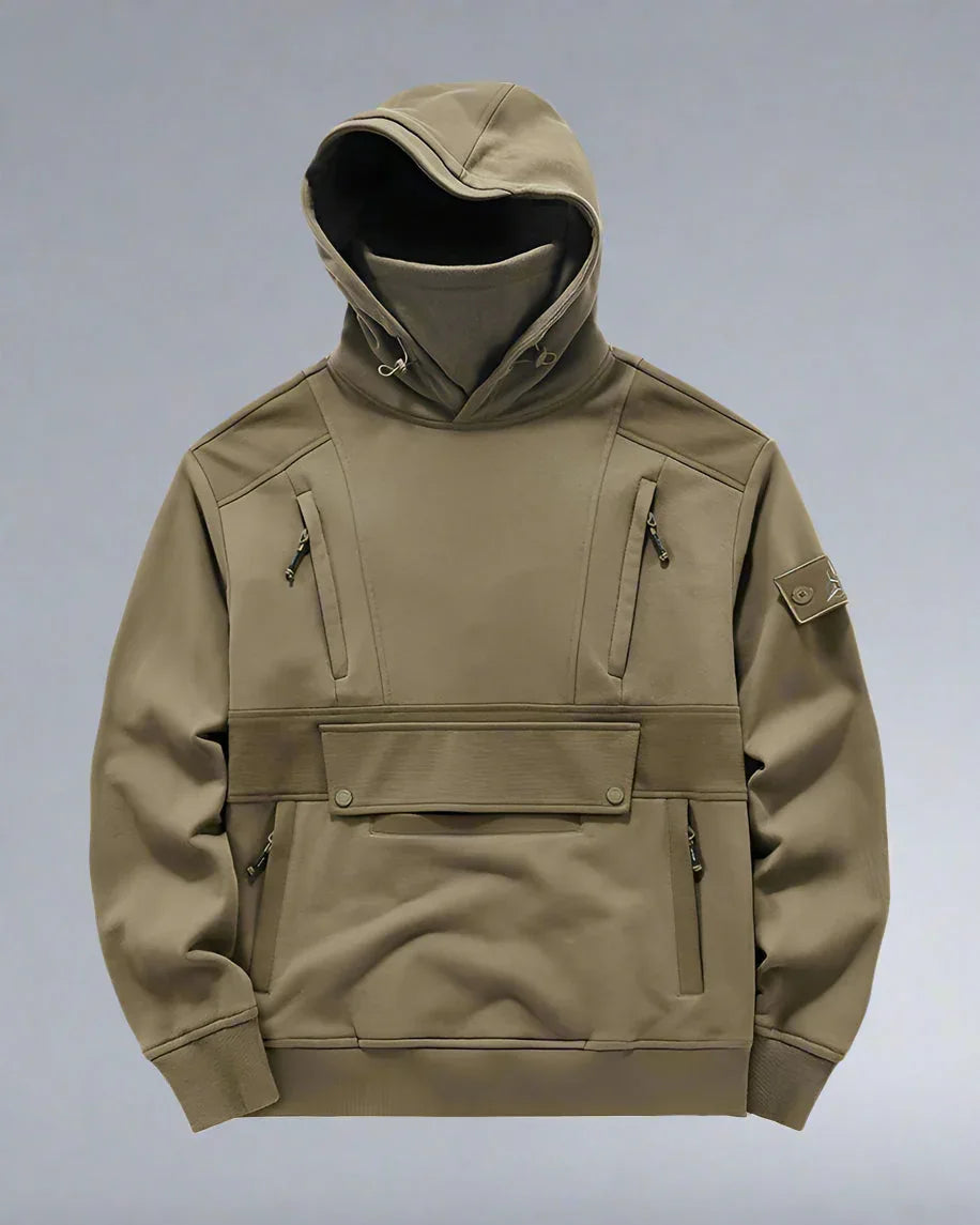 All-in-One Mask Hoodie - techwear hoodie - All-in-One Techwear Hoodie for Everyday Comfort