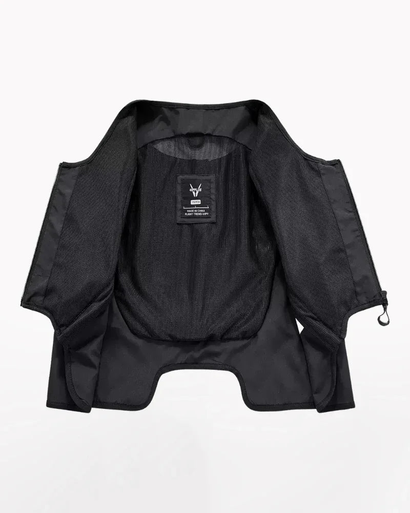 All-in-One Tactical Sports Vest -  black vest - Versatile Tactical Sports Vest for Urban Adventures