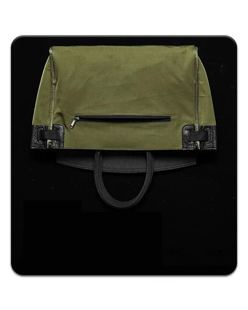 All-in-One Tech Messenger Bag -  soft bag - Soft Techwear Messenger Bag for Everyday Use