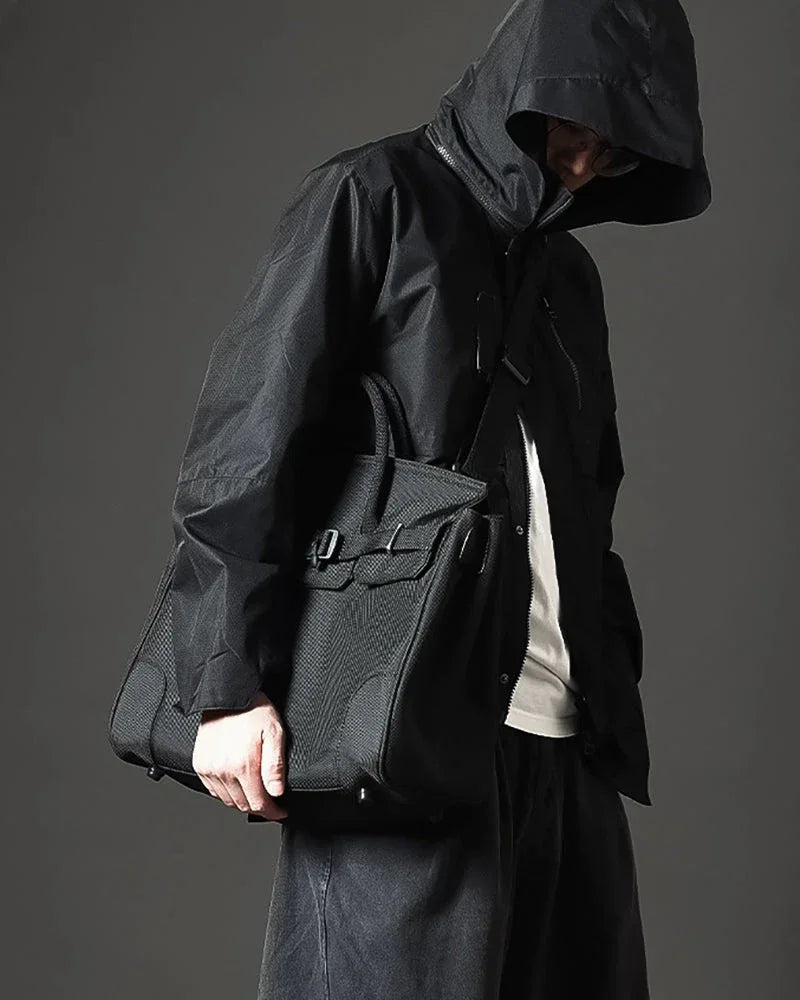All-in-One Tech Messenger Bag -  streetwear accessories - Soft Techwear Messenger Bag for Everyday Use