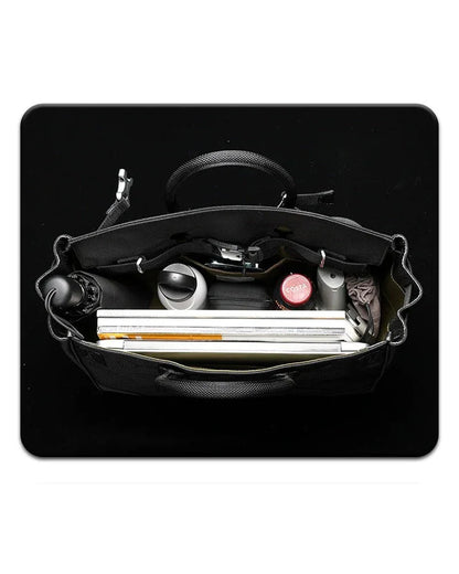 All-in-One Tech Messenger Bag -  black messenger bag - Soft Techwear Messenger Bag for Everyday Use