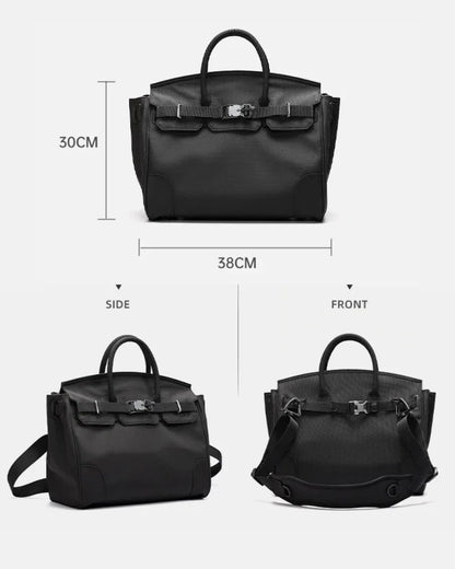 All-in-One Tech Messenger Bag - soft techwear bag - Soft Techwear Messenger Bag for Everyday Use