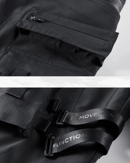 All-Occasion Black Cargo Trousers -  black trousers - Stylish Black Cargo Trousers for Everyday Wear