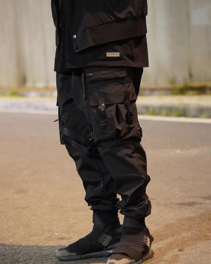 All-Occasion Black Cargo Trousers - cargo trousers - Stylish Black Cargo Trousers for Everyday Wear