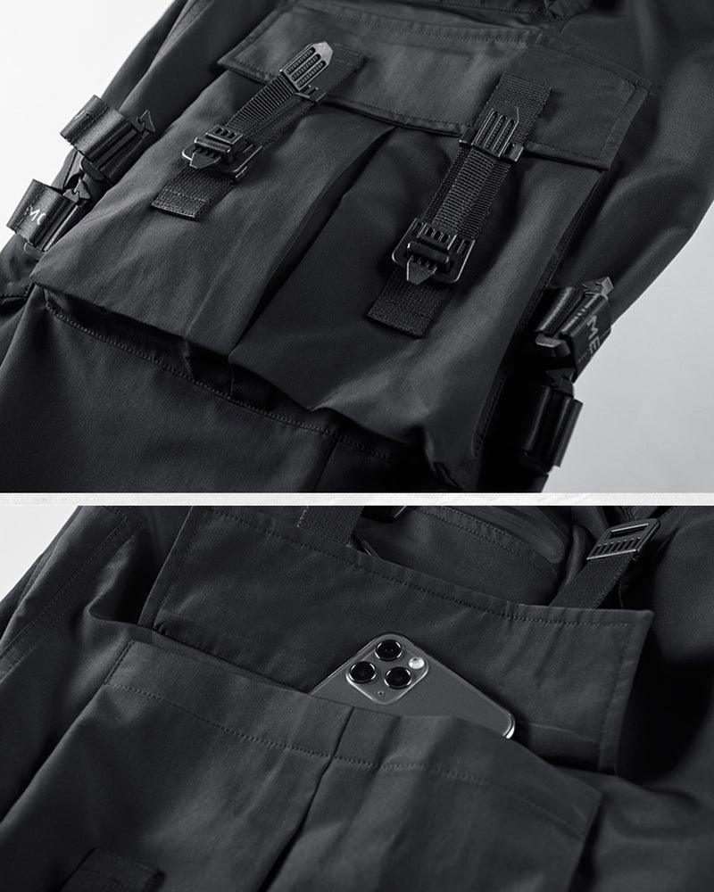 All-Occasion Black Cargo Trousers - functional cargo pants - Stylish Black Cargo Trousers for Everyday Wear