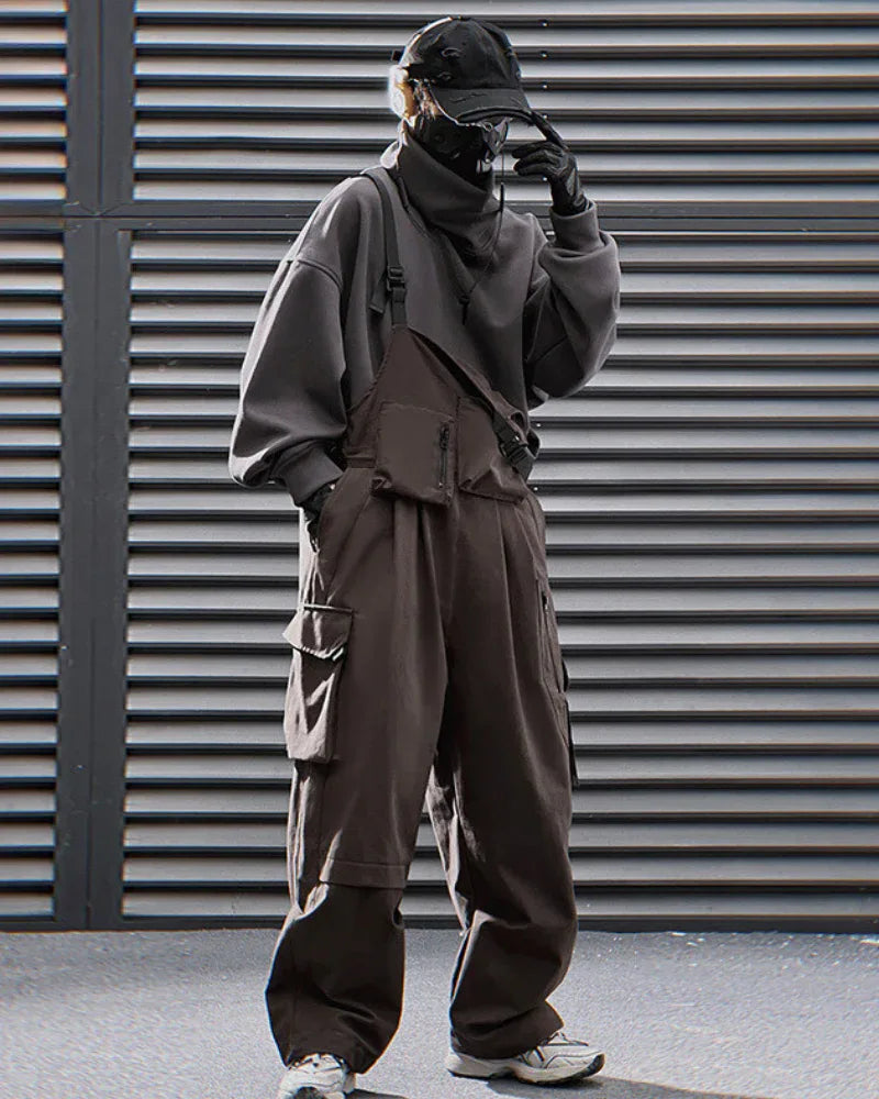 All-Purpose Utility Overalls - functional overall pants - Stylish All-Purpose Utility Overalls for Men