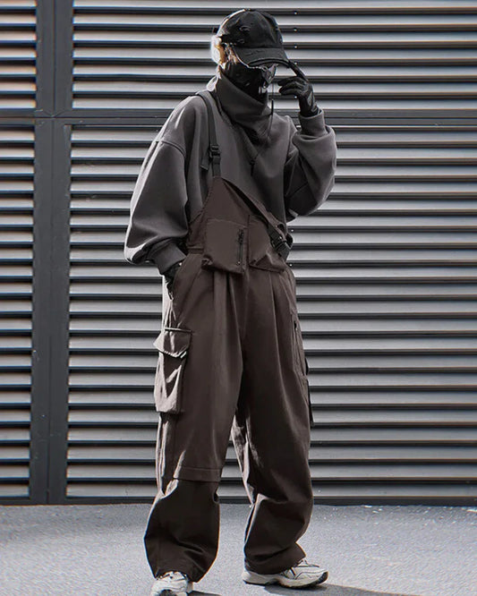 All-Purpose Utility Overalls - functional overall pants - Stylish All-Purpose Utility Overalls for Men