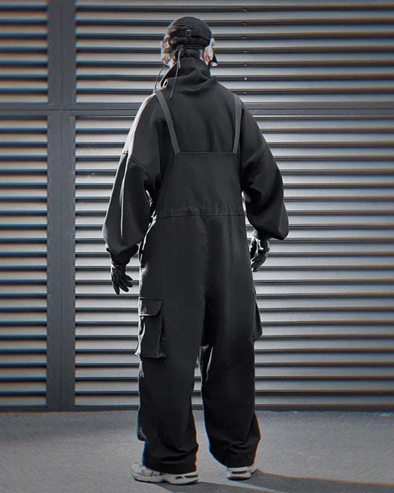 All-Purpose Utility Overalls -  multi-pocket pants - Stylish All-Purpose Utility Overalls for Men