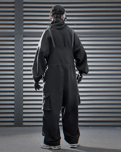 All-Purpose Utility Overalls -  multi-pocket pants - Stylish All-Purpose Utility Overalls for Men