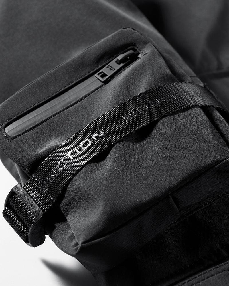 All-Season Cargo Winter Jacket -  black jacket - All-Season Cargo Winter Jacket in Black