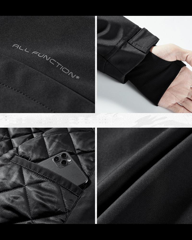 All-Season Cargo Winter Jacket - cargo jacket - All-Season Cargo Winter Jacket in Black