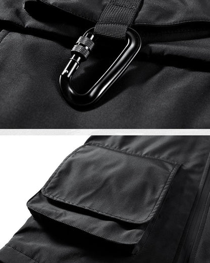 All-Season Cargo Winter Jacket -  outdoor jacket - All-Season Cargo Winter Jacket in Black