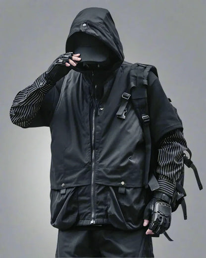 All-Season Hooded Vest - all-season vest - Stylish All-Season Hooded Vest for Cold Weather