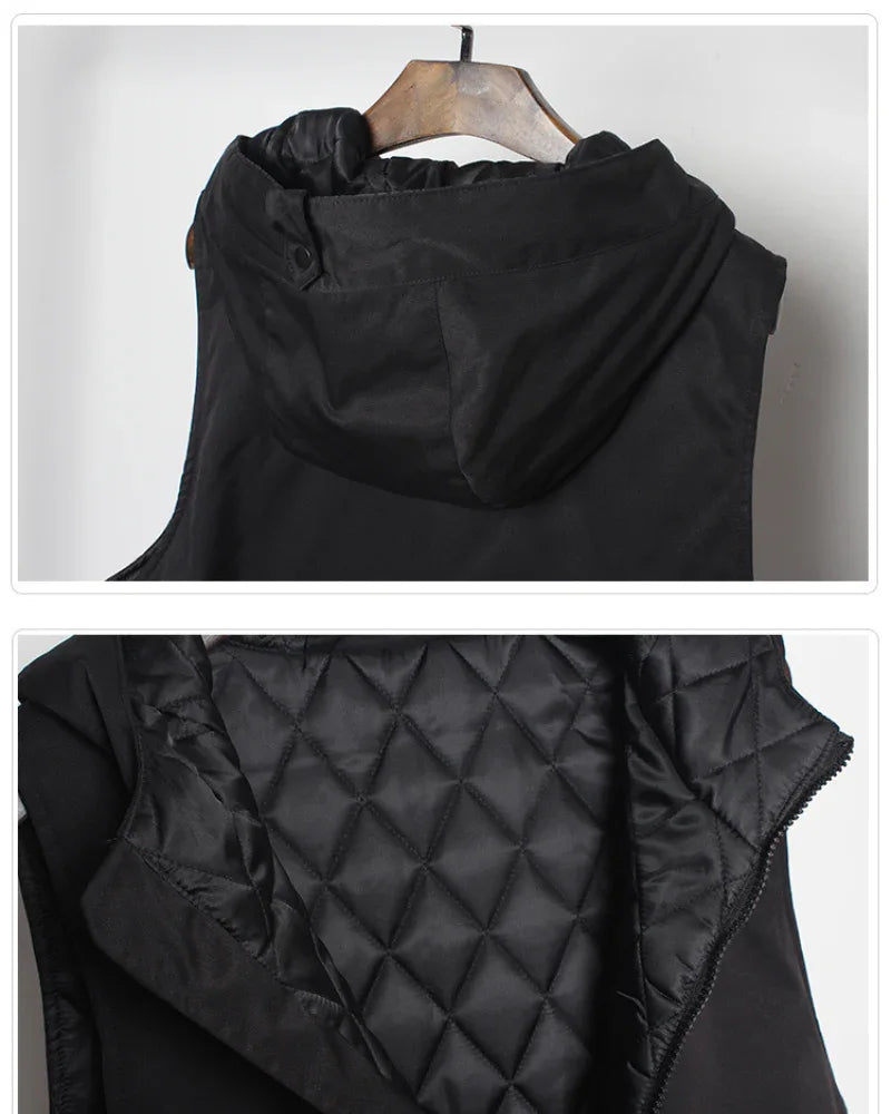 All-Season Hooded Vest - all-season vest - Stylish All-Season Hooded Vest for Cold Weather