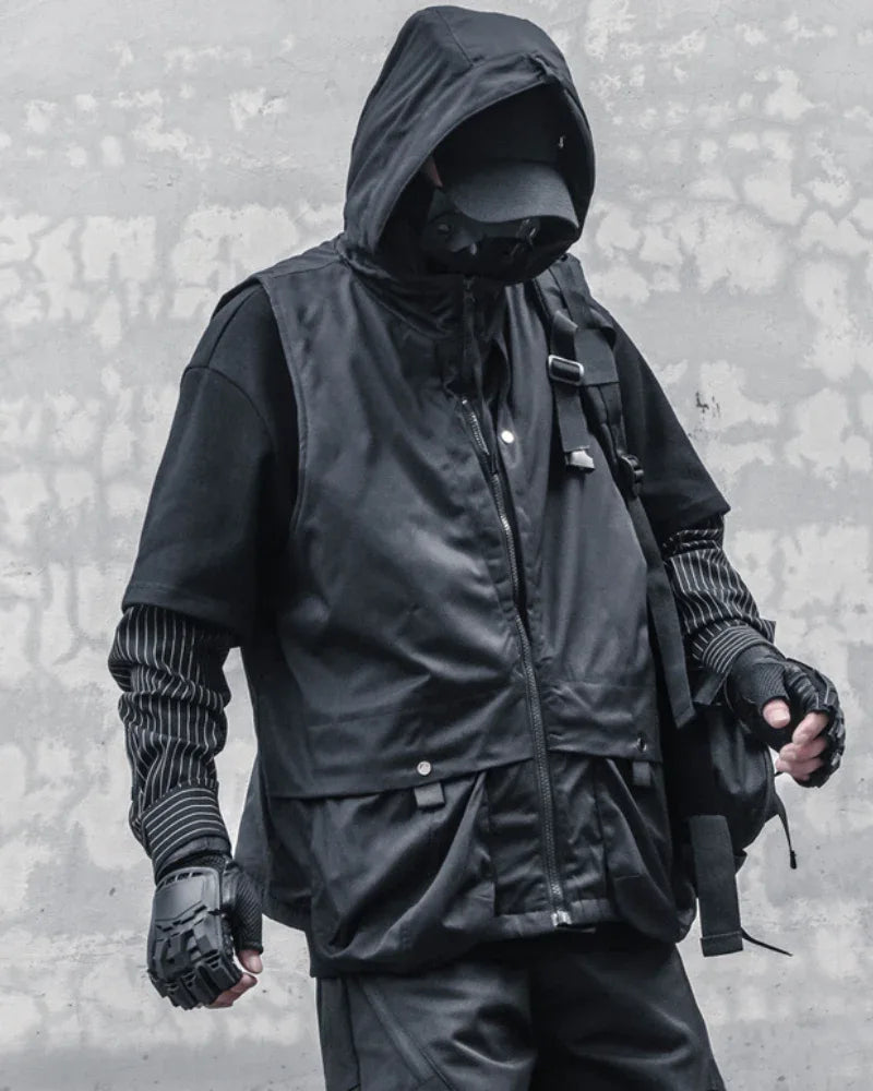 All-Season Hooded Vest - hooded vest - Stylish All-Season Hooded Vest for Cold Weather