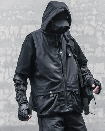 All-Season Hooded Vest - hooded vest - Stylish All-Season Hooded Vest for Cold Weather