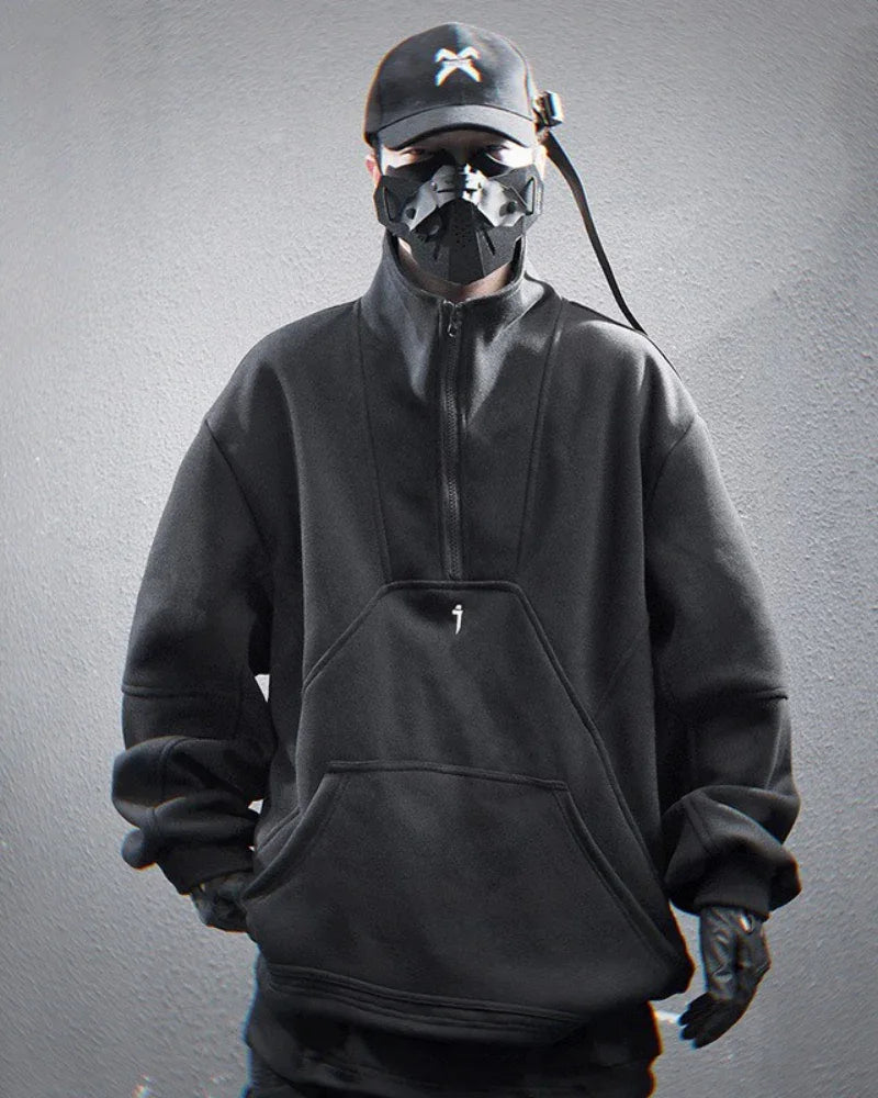 All-Season Layered Hoodie Vest -  streetwear - Layered Hoodie Vest for Urban Streetwear Style