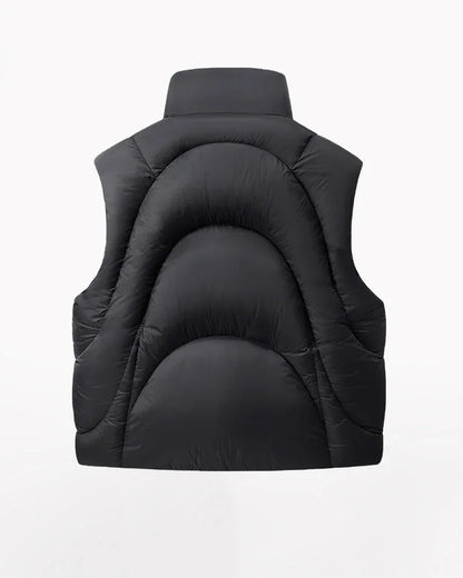 All-Season Nylon Winter Vest -  durable winter vest - Unisex All-Season Nylon Winter Vest for Layering