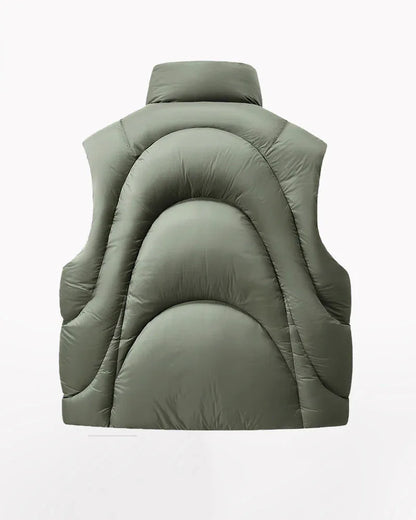 All-Season Nylon Winter Vest -  layering vest - Unisex All-Season Nylon Winter Vest for Layering