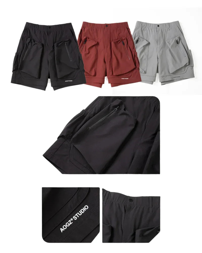 All-Season Quick-Dry Adventure Shorts -  lightweight - All-Season Quick-Dry Adventure Shorts for Outdoors