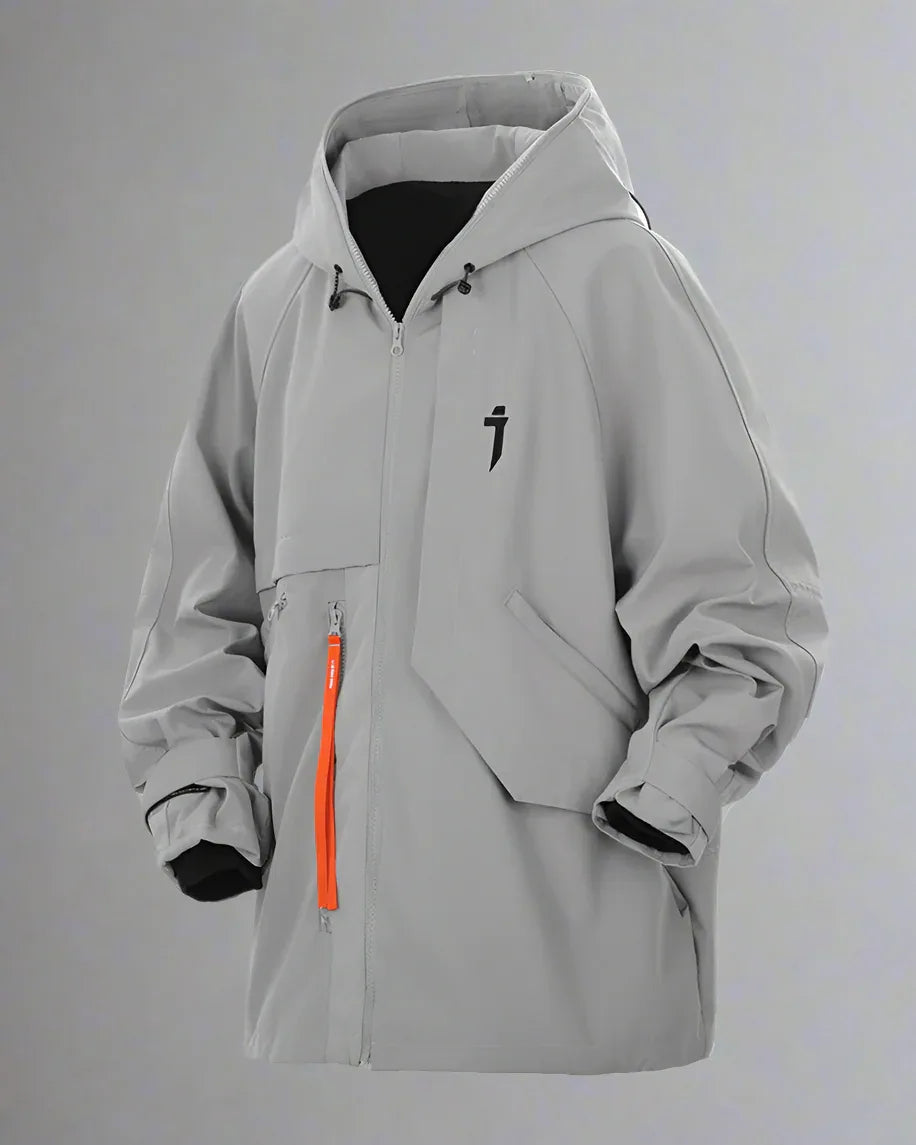 All-Season Tech Pocket Jacket -  lightweight streetwear jacket - All-Season Tech Pocket Jacket for Versatile Wear