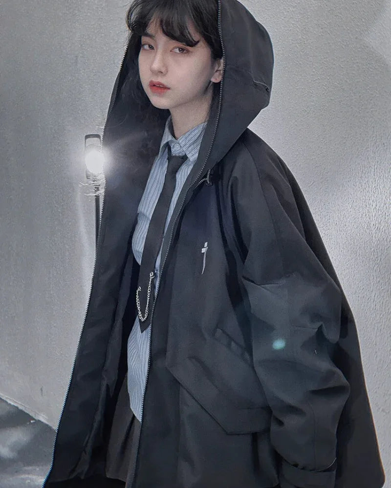 All-Season Tech Pocket Jacket -  lightweight streetwear jacket - All-Season Tech Pocket Jacket for Versatile Wear
