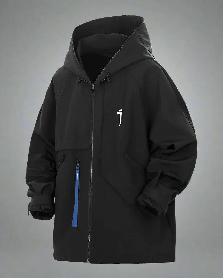 All-Season Tech Pocket Jacket -  streetwear - All-Season Tech Pocket Jacket for Versatile Wear