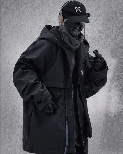 All-Season Tech Pocket Jacket -  streetwear - All-Season Tech Pocket Jacket for Versatile Wear