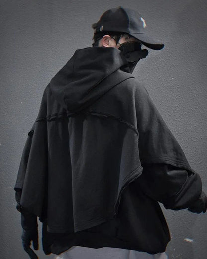 All-Season Unisex Cape Hoodie -  all-season hoodie - All-Season Unisex Cape Hoodie for Style & Comfort